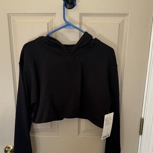 lululemon athletica Black Cropped Sweatshirt